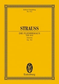 Strauss (Son): The Bat Opus 362 (Study Score) published by Eulenburg